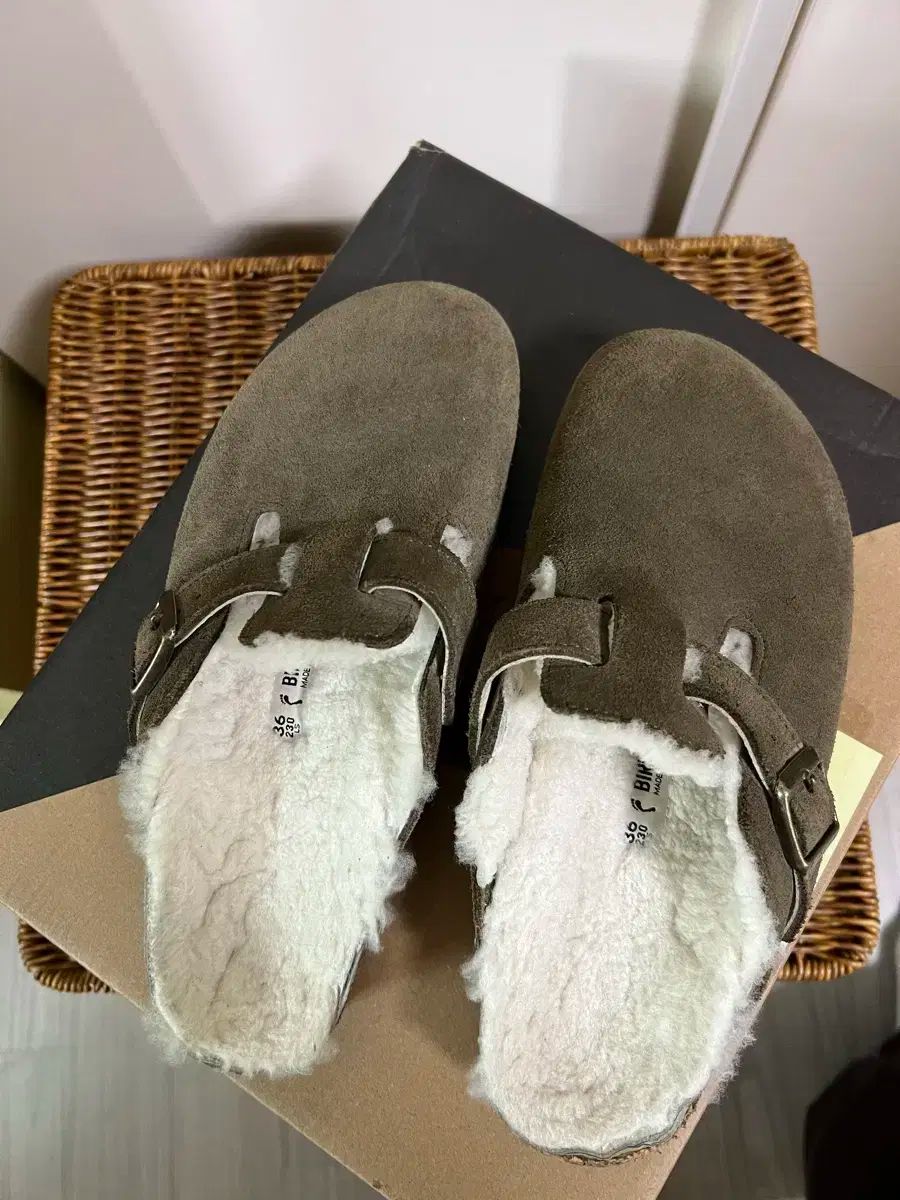 BIRKENSTOCK BostonBigBuckle タバコブラウン ビルケン 楽天市場