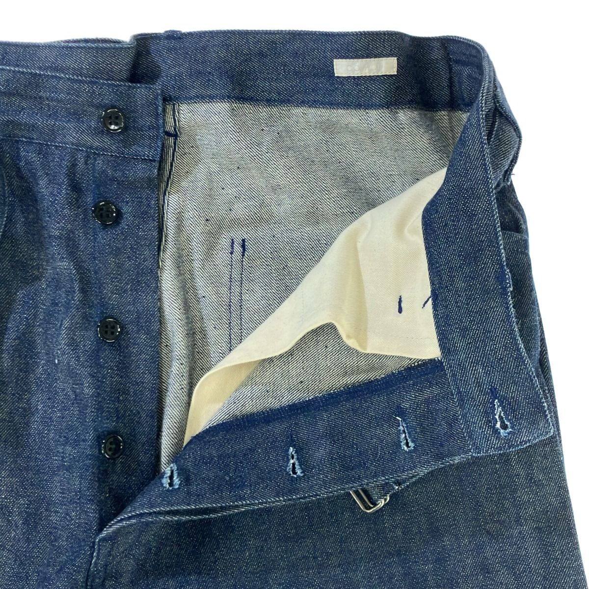 COMOLI コモリ 17AW デニム ベルテッドパンツ L03-03005