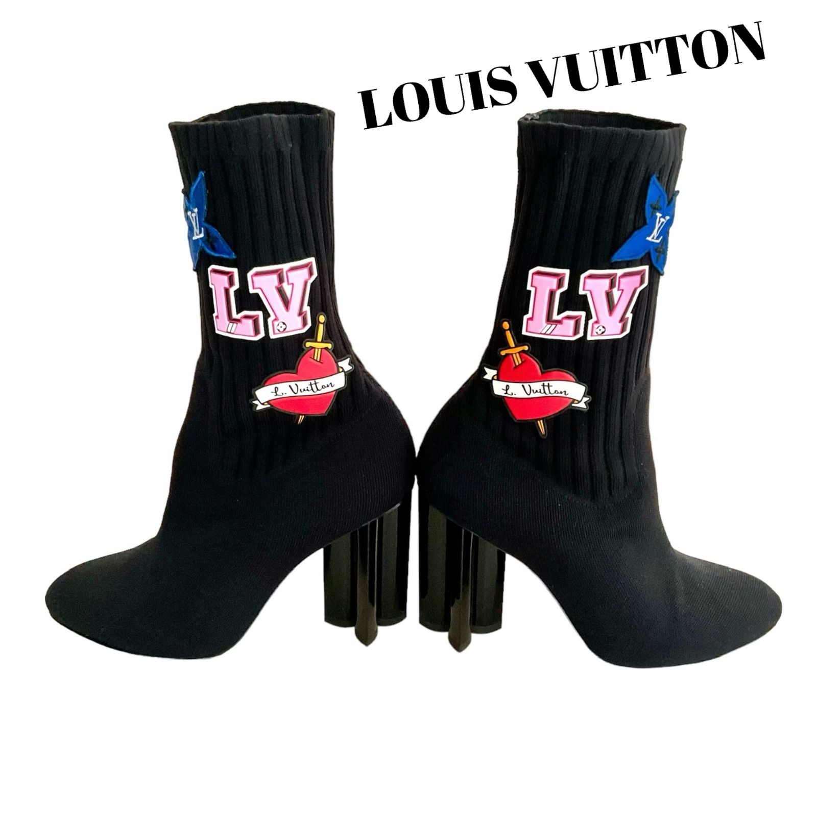 最安挑戦！ LOUIS VUITTON ブーツ ソックスブーツ 入手困難 靴