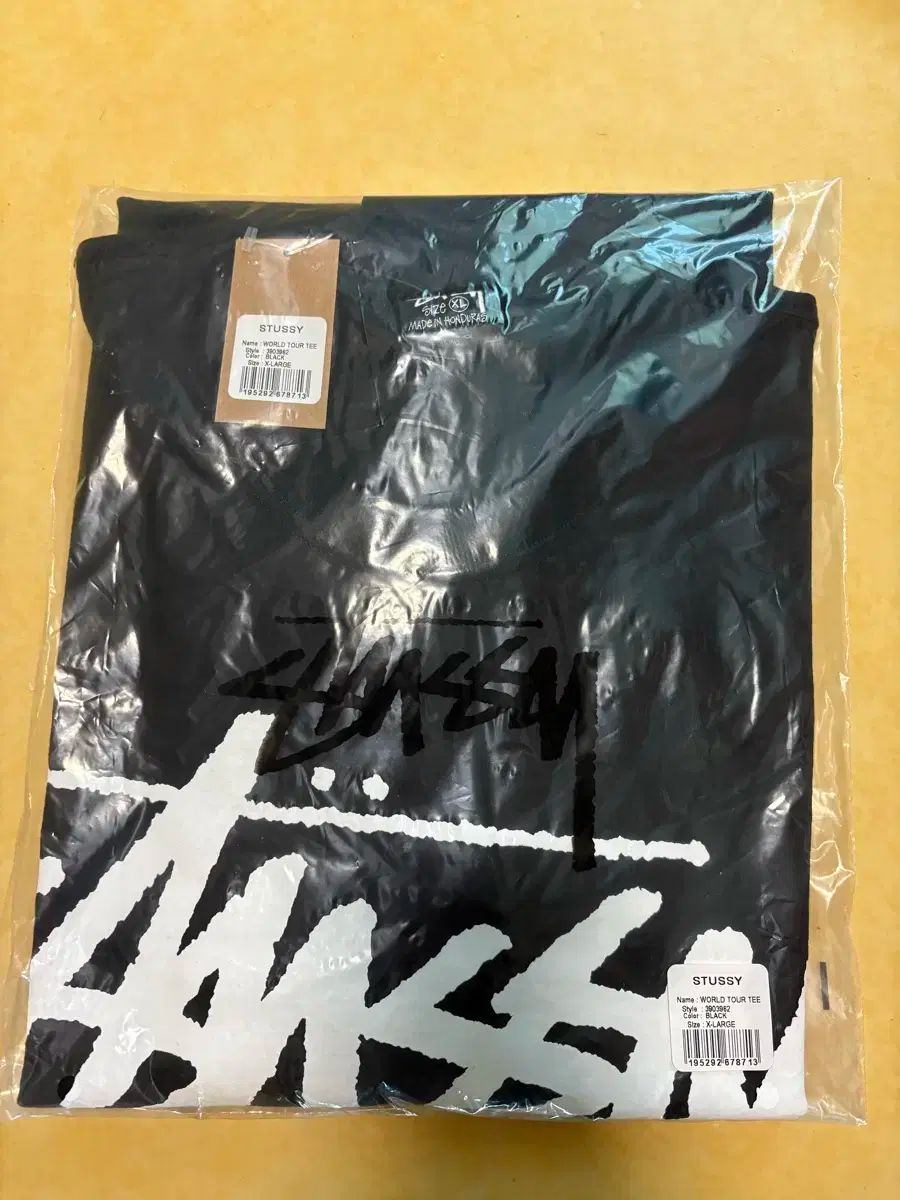 ❗️期間限定SALE❗️ステューシー ワールド ツアーロングTシャツ ブラックXXL STUSSY ステューシー Tシャツ 長袖 メンズ World Tour 限定