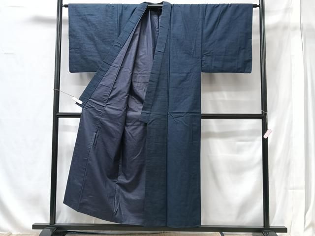 平和屋着物＃男性　和装コート　紬地　縞　ロング丈　正絹　逸品　CAAT5795id 平和屋着物＃男性 和装コート 紬地 縞 ロング丈 正絹 逸品 CAAT5795id