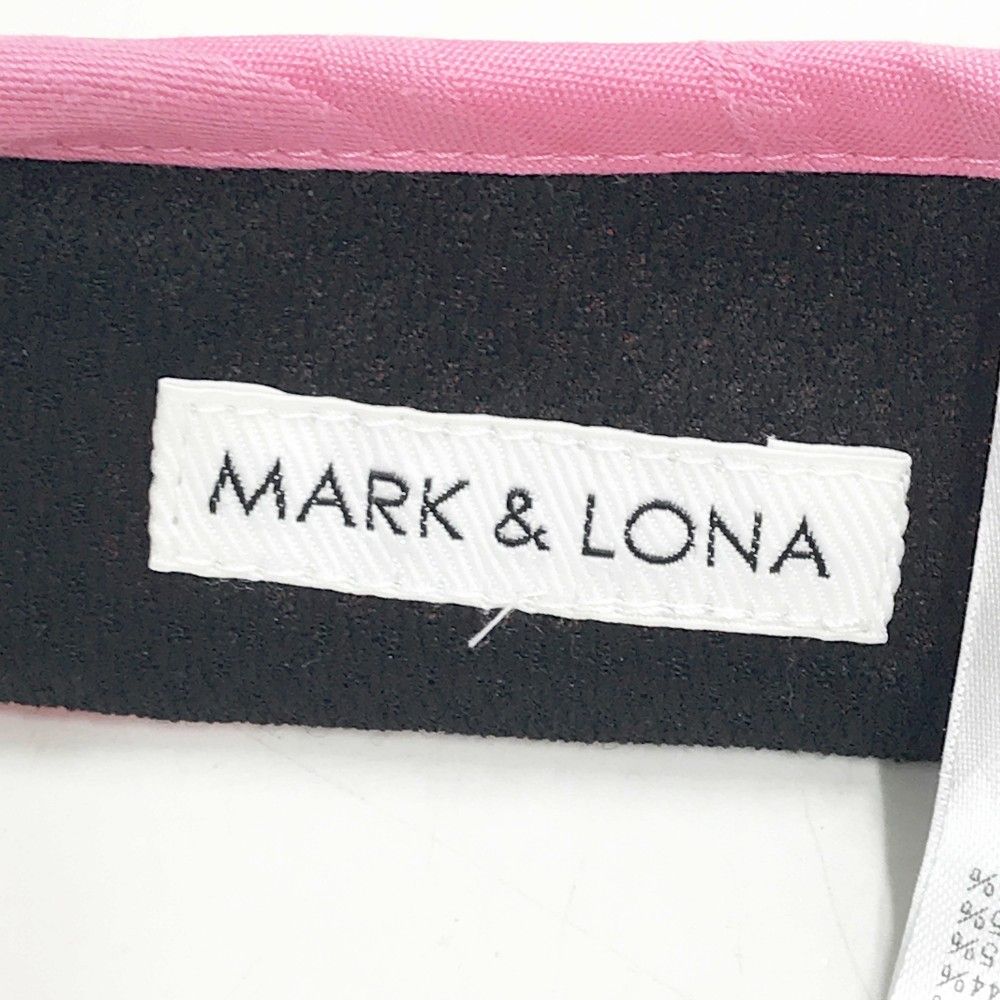 新品❤️MARK&LONA ピンクバイザー MARK&LONA マークアンドロナ サンバイザー カモフラ柄 ピンク系 M