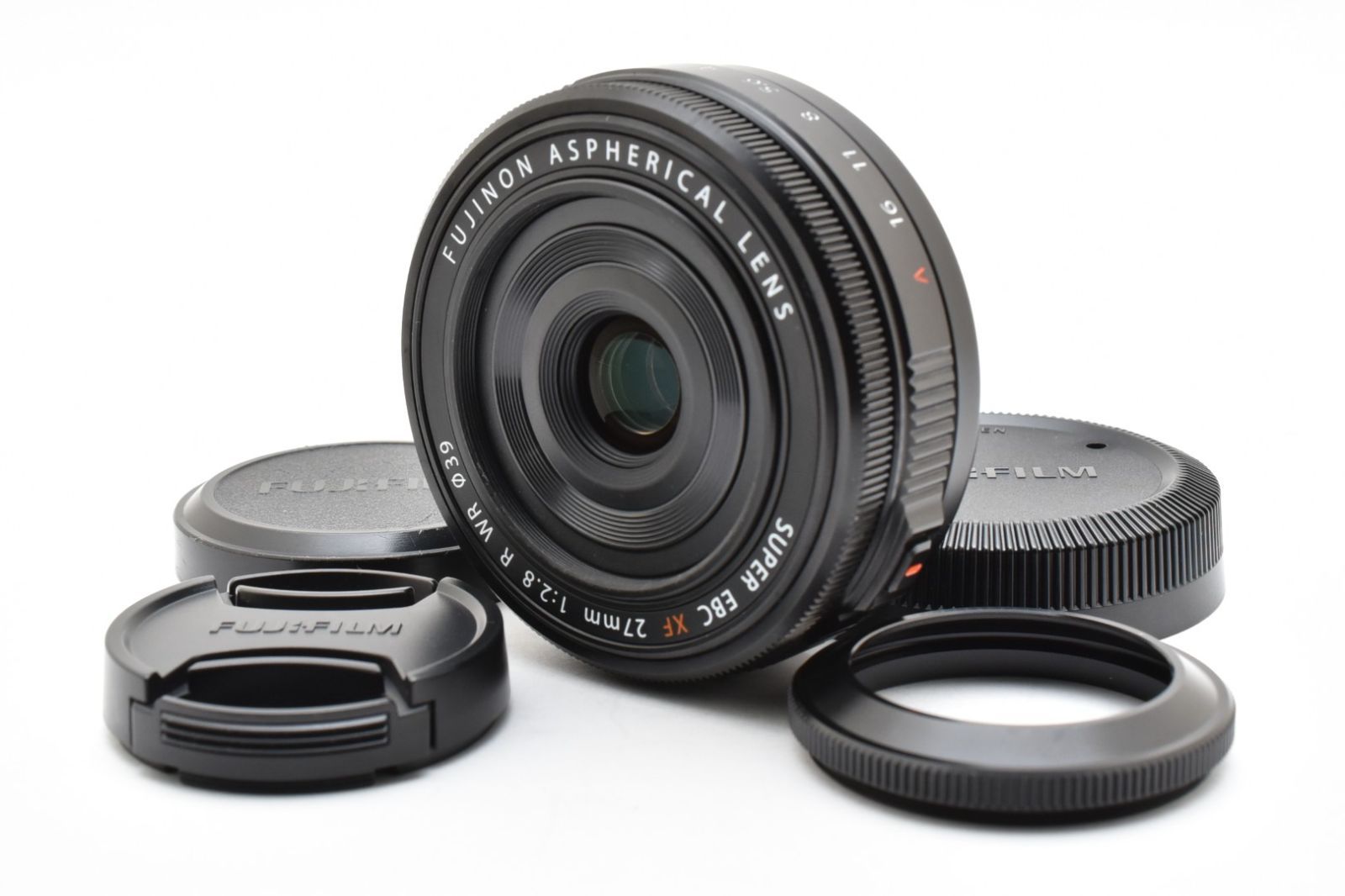 上品 フジフイルム FUJIFILM FUJINON XF 27mm F2.8 R WR LL473 5747