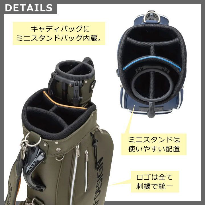TURF DESIGN ターフデザイン 2way キャディバッグ ゴルフ
