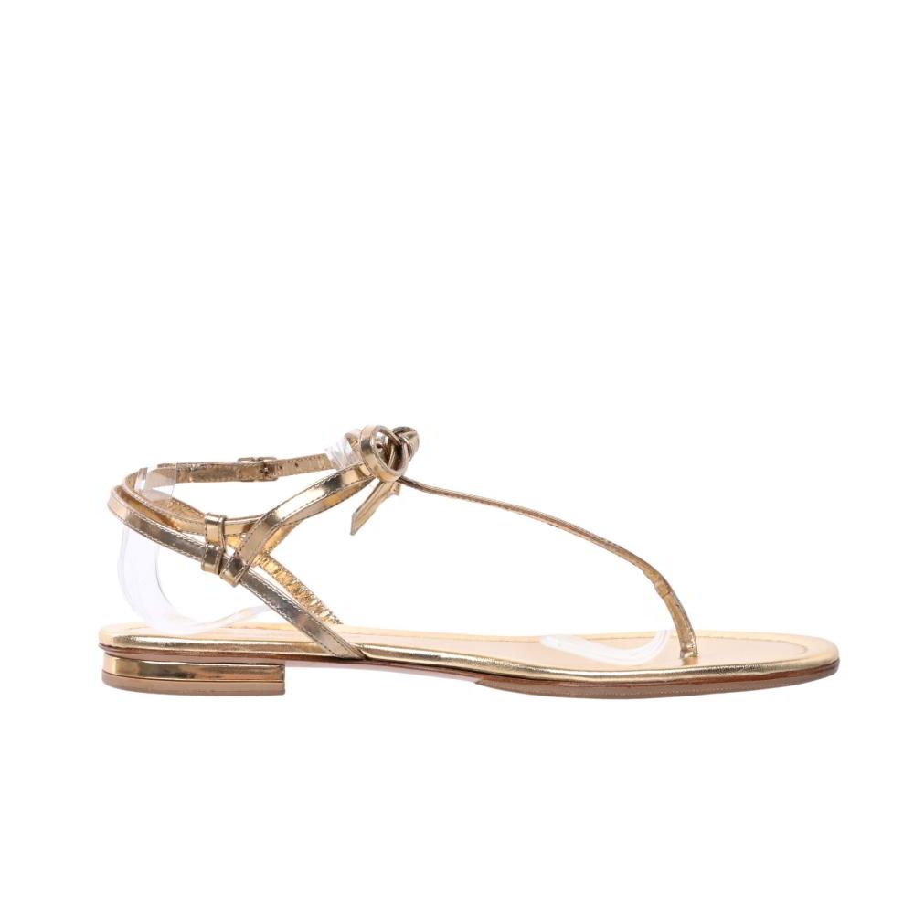 Gianvito Rossi>>装飾レザーサンダル Gianvito Rossi レザーサンダル | ブラック | FARFETCH JP