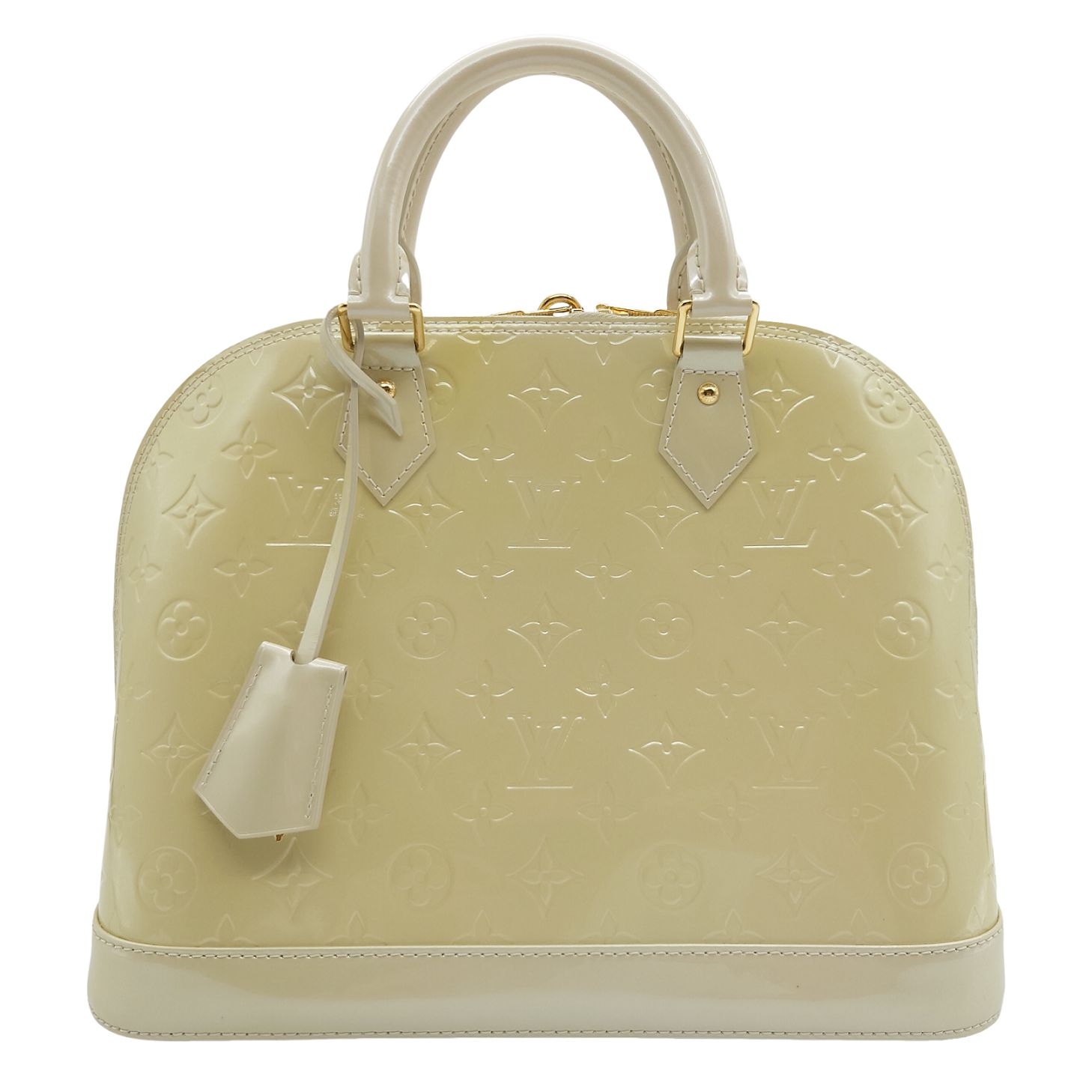 ルイヴィトン Louis Vuitton LV アルマ ハンドバッグ ロゴ 型押し  