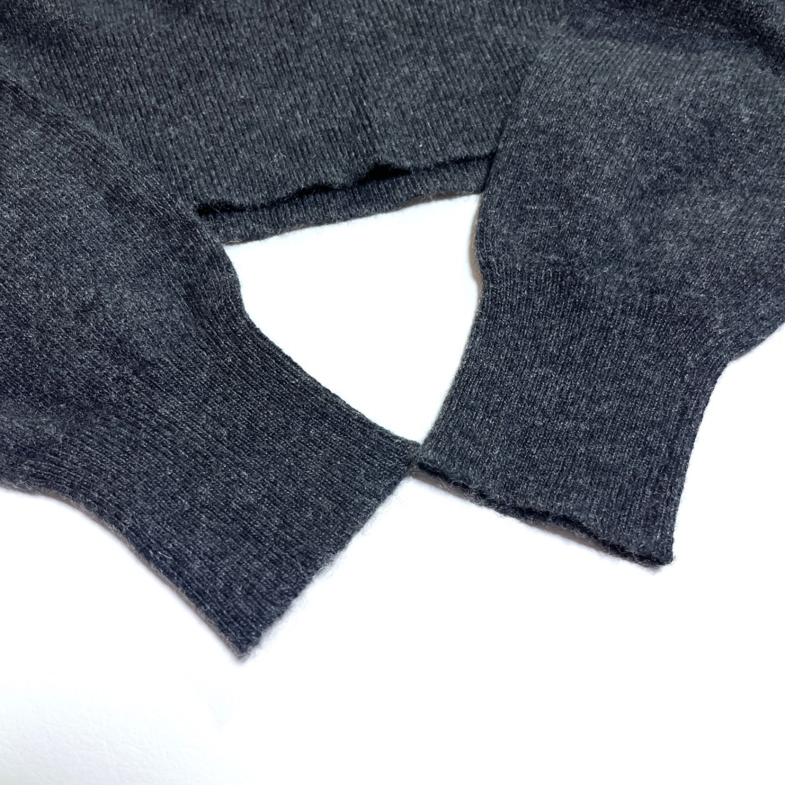 cj66 BALLANTYNE CASHMERE カシミヤ100% Vネック セーター 長袖 ニット