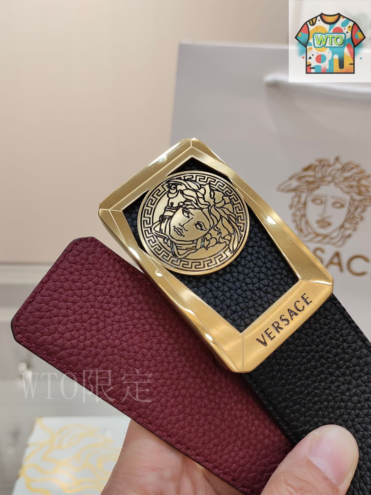 今日特価】VERSACE ヴェルサーチ ベルト-3 - メルカリ