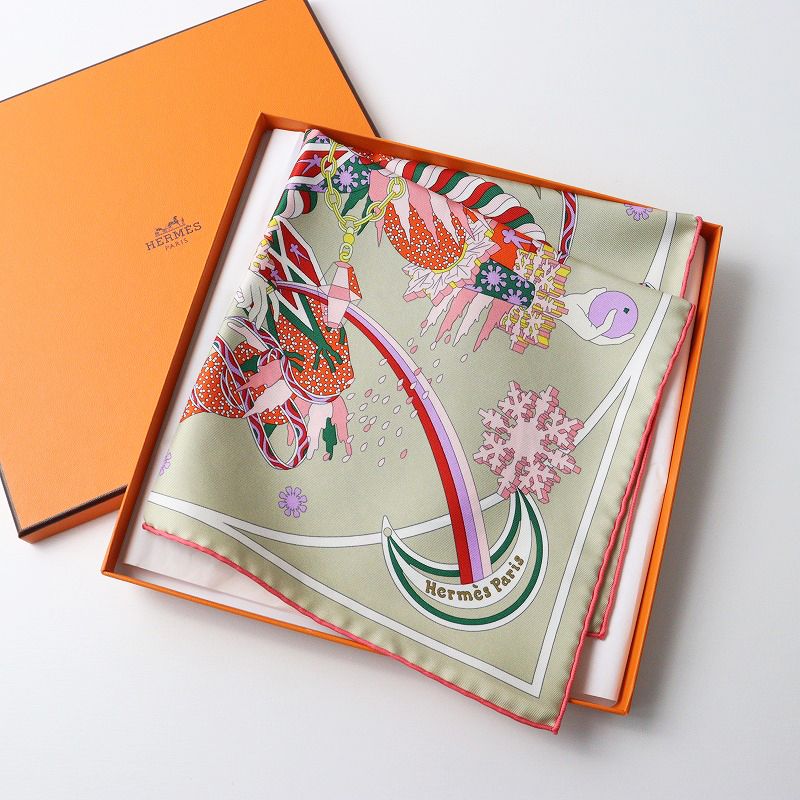 HERMES ハンカチ LE SACRE de l'HIVER 製造業者直営店