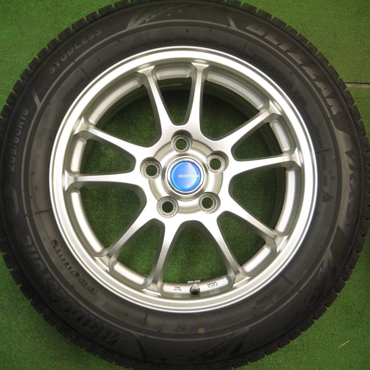 205/60R16 ブリヂストンVRX3 バリ溝 2本 送料込み 2024年製205⁄60R16 BRIDGESTONE BLIZZAK VRX3 ブリヂストン