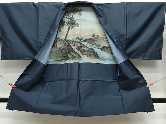 平和屋着物 男性 本場大島紬 アンサンブル 80亀甲 総詰め 正絹 逸品