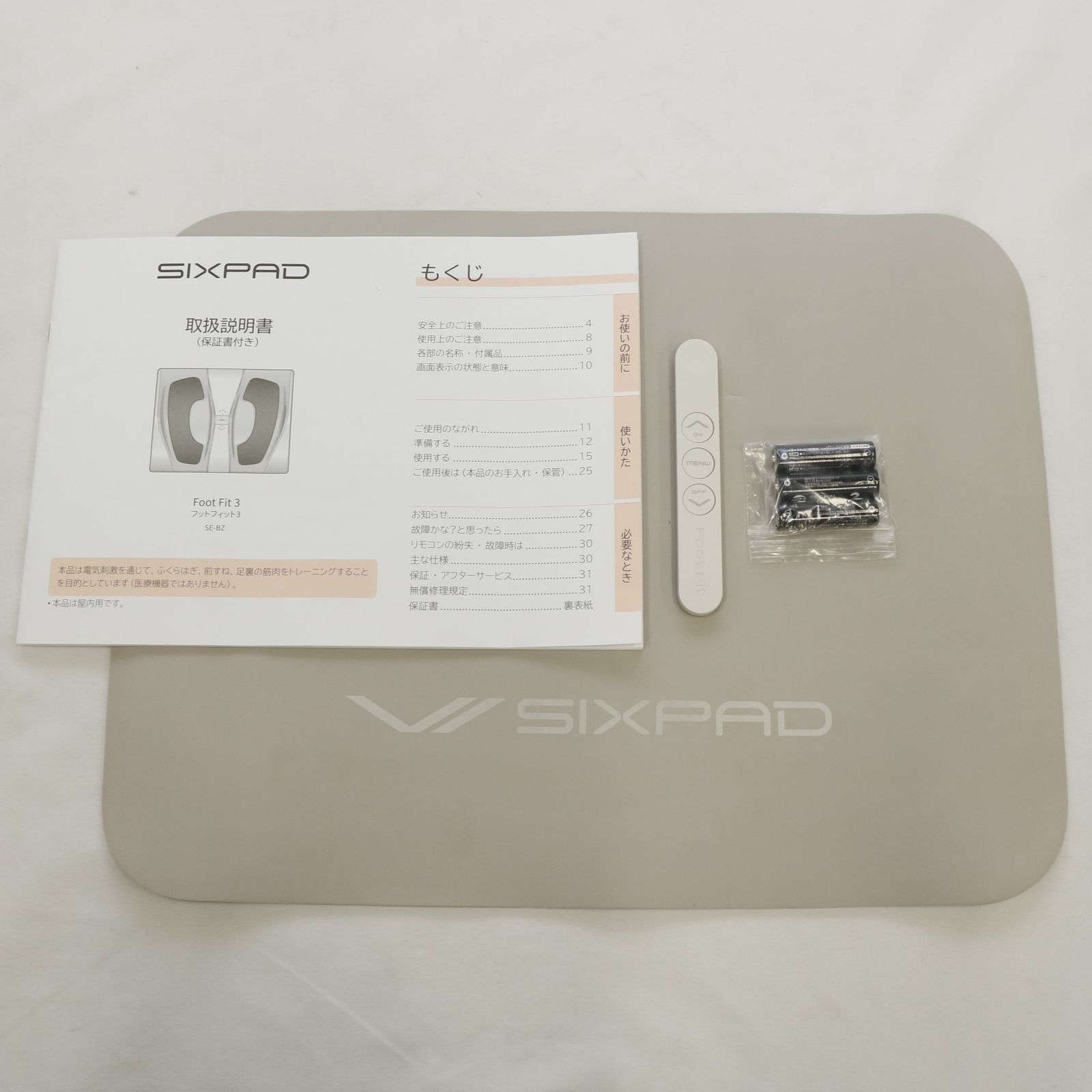 MTG SIXPAD(シックスパッド) Foot fit3 フットフィット3 SE-BZ-02A se-bz-02a 【可(C)】