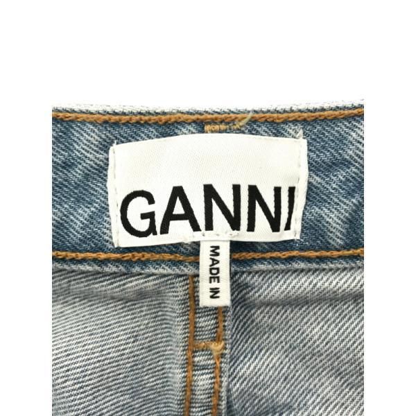 GANNI ガニー MISY CROPPED ヴィンテージ加工クロップドデニムパンツ 