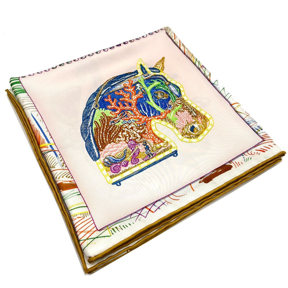 HERMES エルメス カレ90 カレ Chevaloscope シュヴァロスコープ