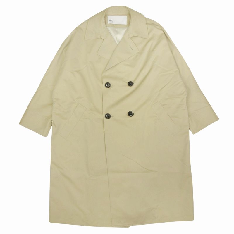 極美品 25SS ティッカ TICCA テントコート トレンチ コート ダブル  
