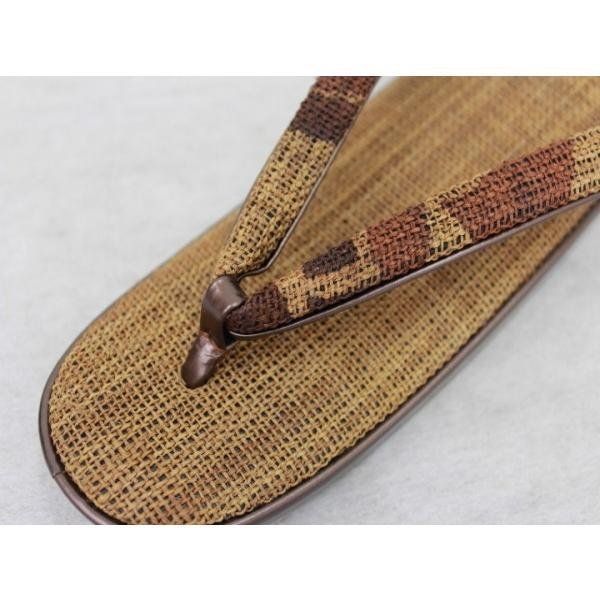 しな布型絵染め 草履