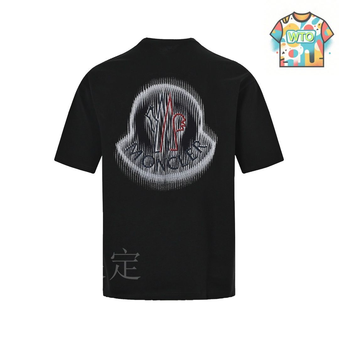 【関税/送料無料】MONCLER*ロゴディテール スリーブ フーディ 即 MONCLER モンクレール ロゴ ロングスリーブ Tシャツ ロンT