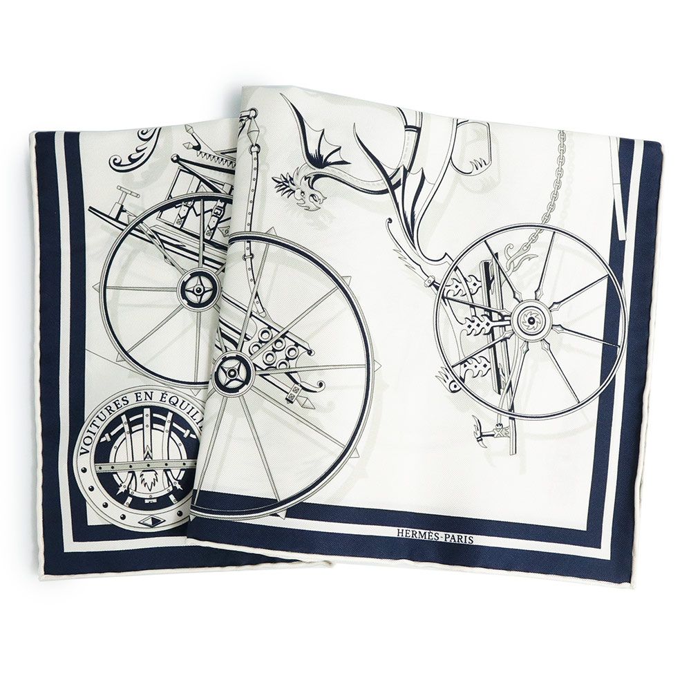 エルメス ガヴロッシュ カレ 45 Voitures en Equilibre ヴォワチュール  