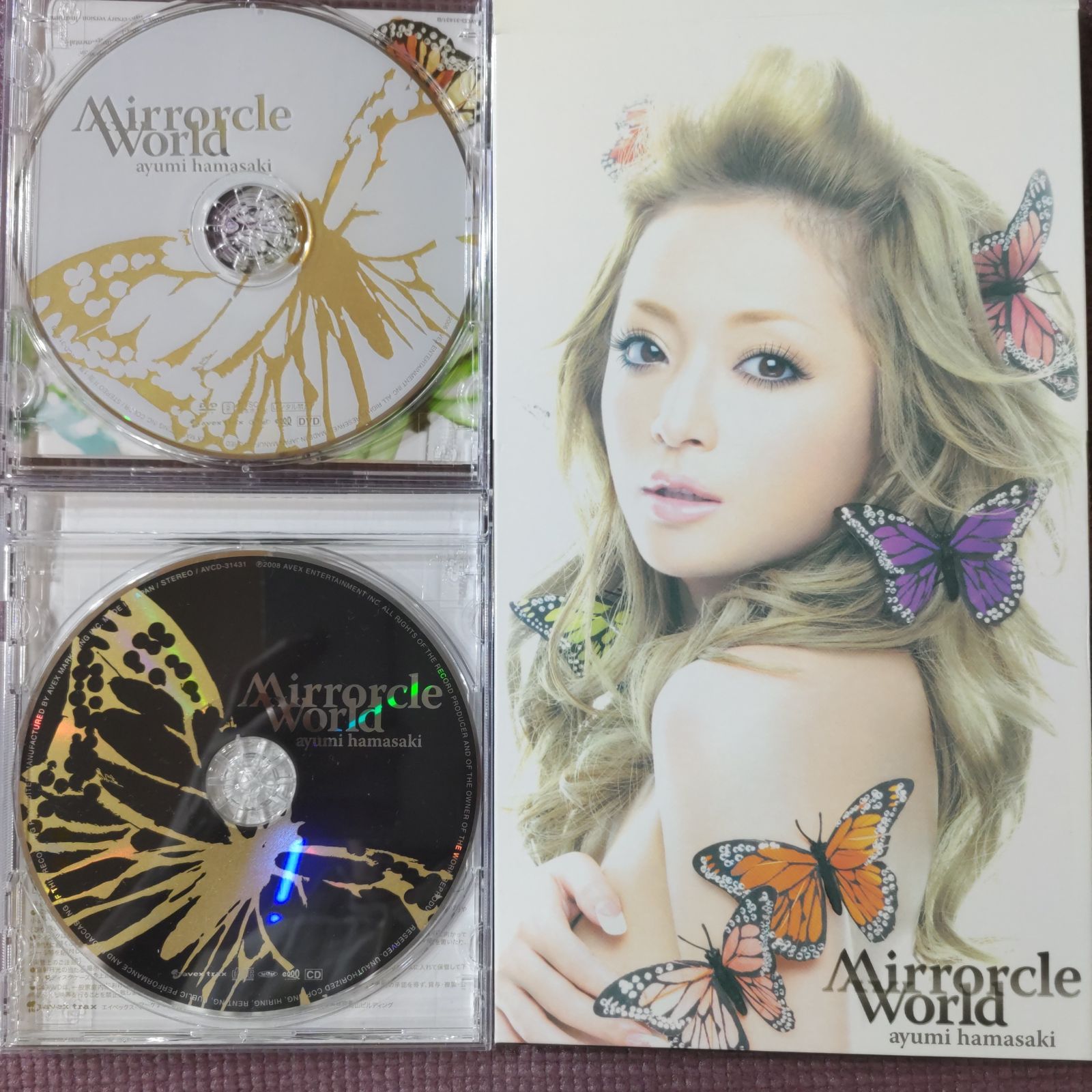 🦋浜崎あゆみ🦋 「Mirrorcle World」【初回限定盤CD+DVD