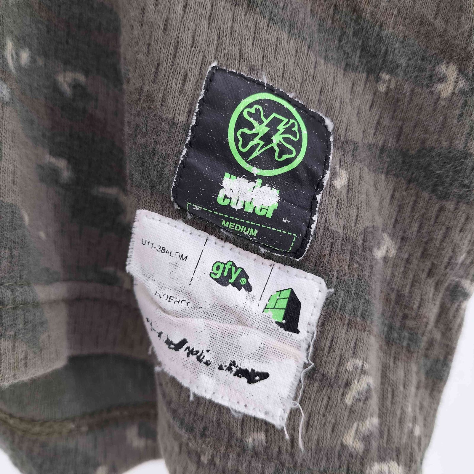 アンダーカバー UNDERCOVER 迷彩 タイガーカモ サーマルTシャツ メンズ 