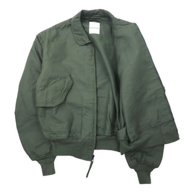 US ARMY CWU-36 P フライトジャケット L カーキ アラミド繊維 難燃 8415-01-608-2983 VALLEY APPAREL