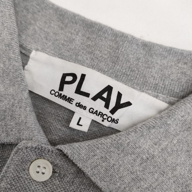 【未使用】PLAY COMME des GARCONS ポロシャツ グレー 楽天市場】【COMME des GARCONS】コムデギャルソン PLAY プレイ
