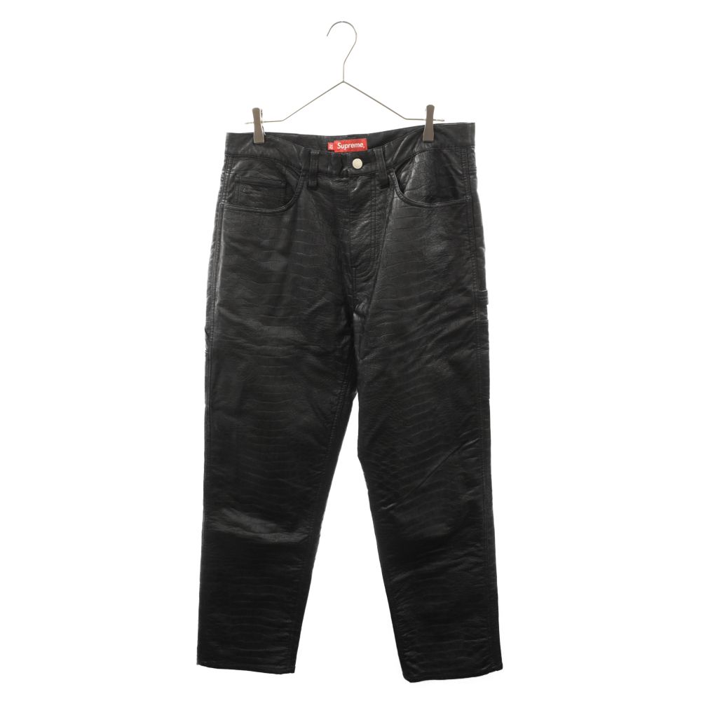 SUPREME (シュプリーム) 22SS Faux Croc Painter Pant フェイククロゴ