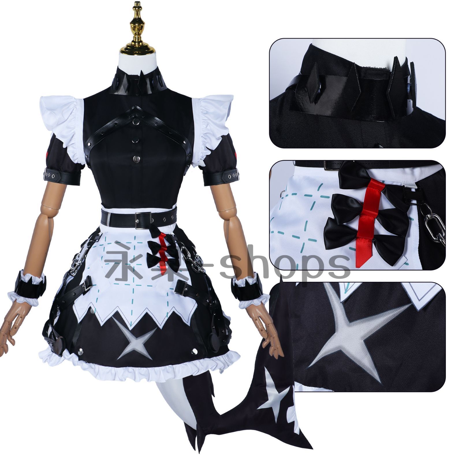 即日発送》原神 三分妄想 鍾離 Mサイズ 新品 コスプレ 衣装 実寸記載 