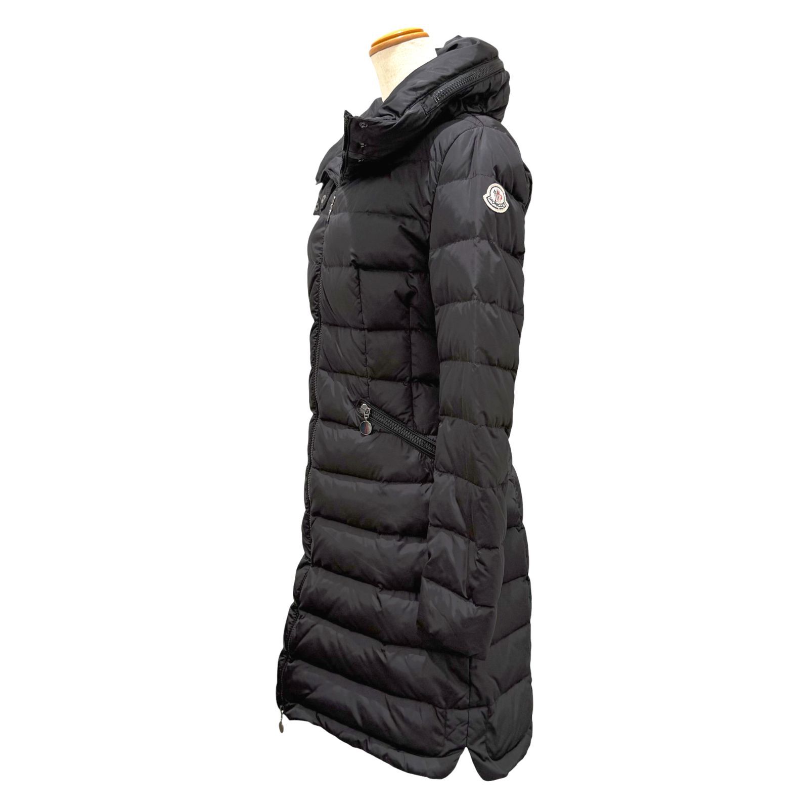 MONCLER モンクレール ダウンコート フード付き FLAMME GIUBBOTTO レディース ＃0 サイズ0 レディース XSサイズ レッド 赤 ブランドギャラリー東心斎橋店