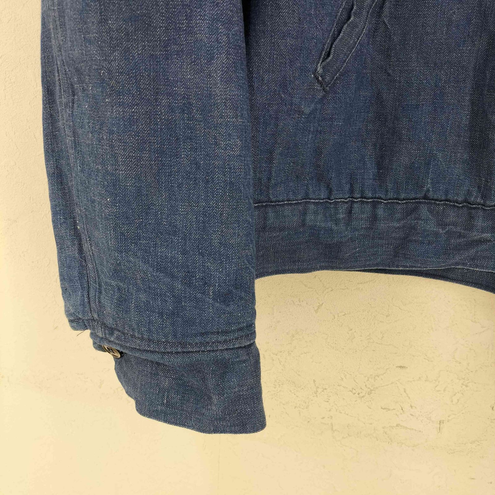 70's DEECEE デニムジャケット 真紺 棒TALON 襟コーズ USA製 70's DEECEE デニムジャケット 真紺 棒TALON 襟コーズ USA製