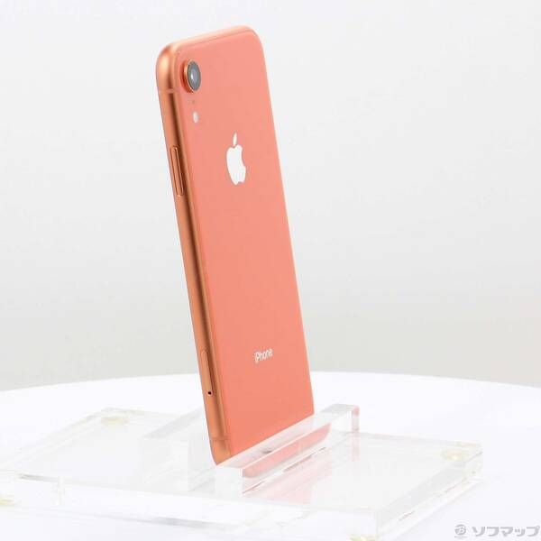 〔中古品〕 iPhoneXR 128GB コーラル NT0T2J／A SIMフリー【305】