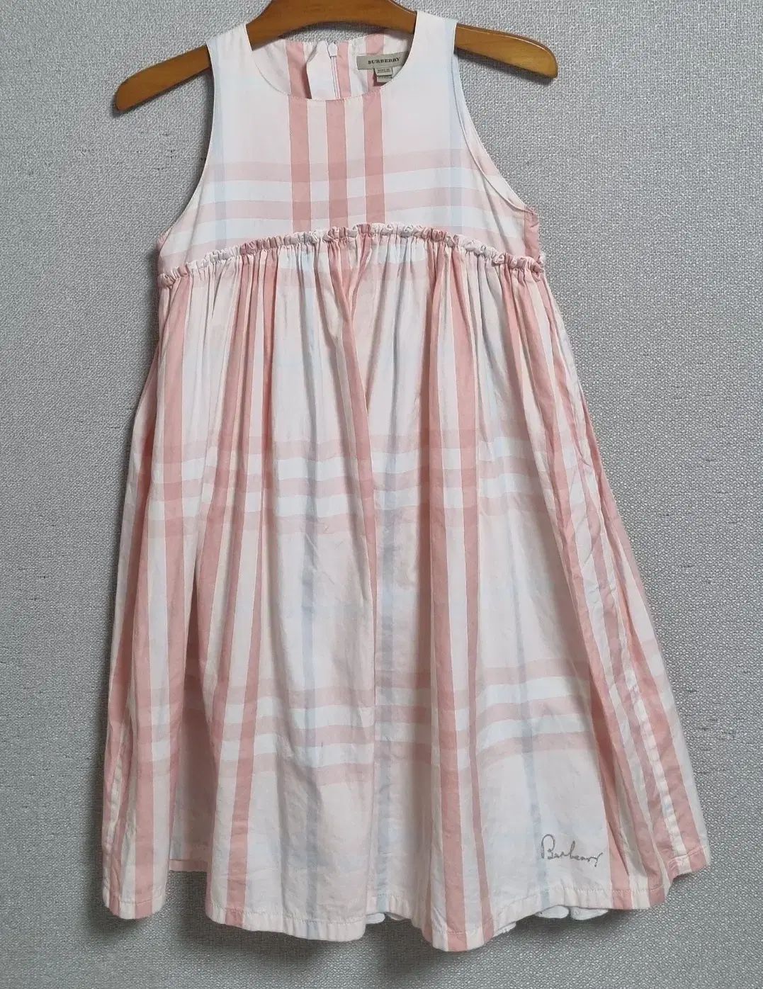 12 税金 ( 155 ) BURBERRY(バーバリー ) ピンク ノースリーブ ワンピース