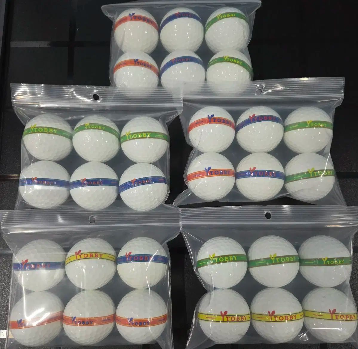トービー A級 大会公式球 高反発 ロストボール 30個 ゴルフボール メルカリshop取引では対象外
