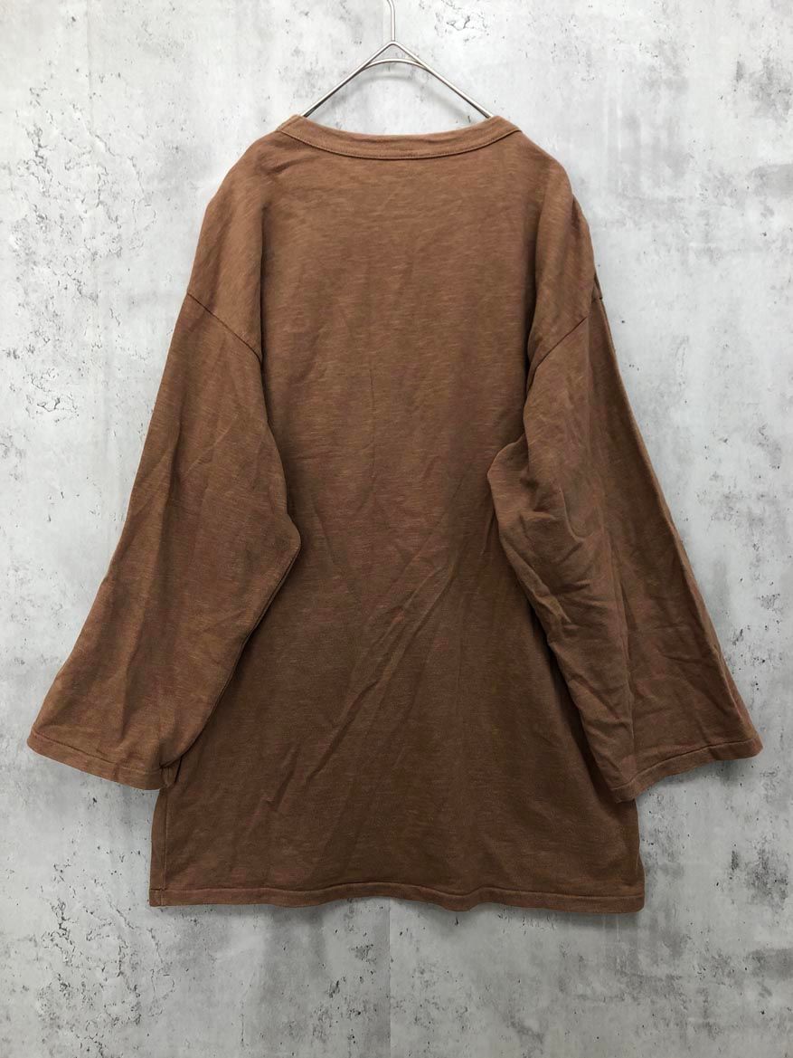 STAMMBAUM Tシャツ・カットソー レディース シュタンバウム 中古　古着 STAMMBAUM シュタンバウム ロゴ プリント 7分袖 Tシャツ sizeF