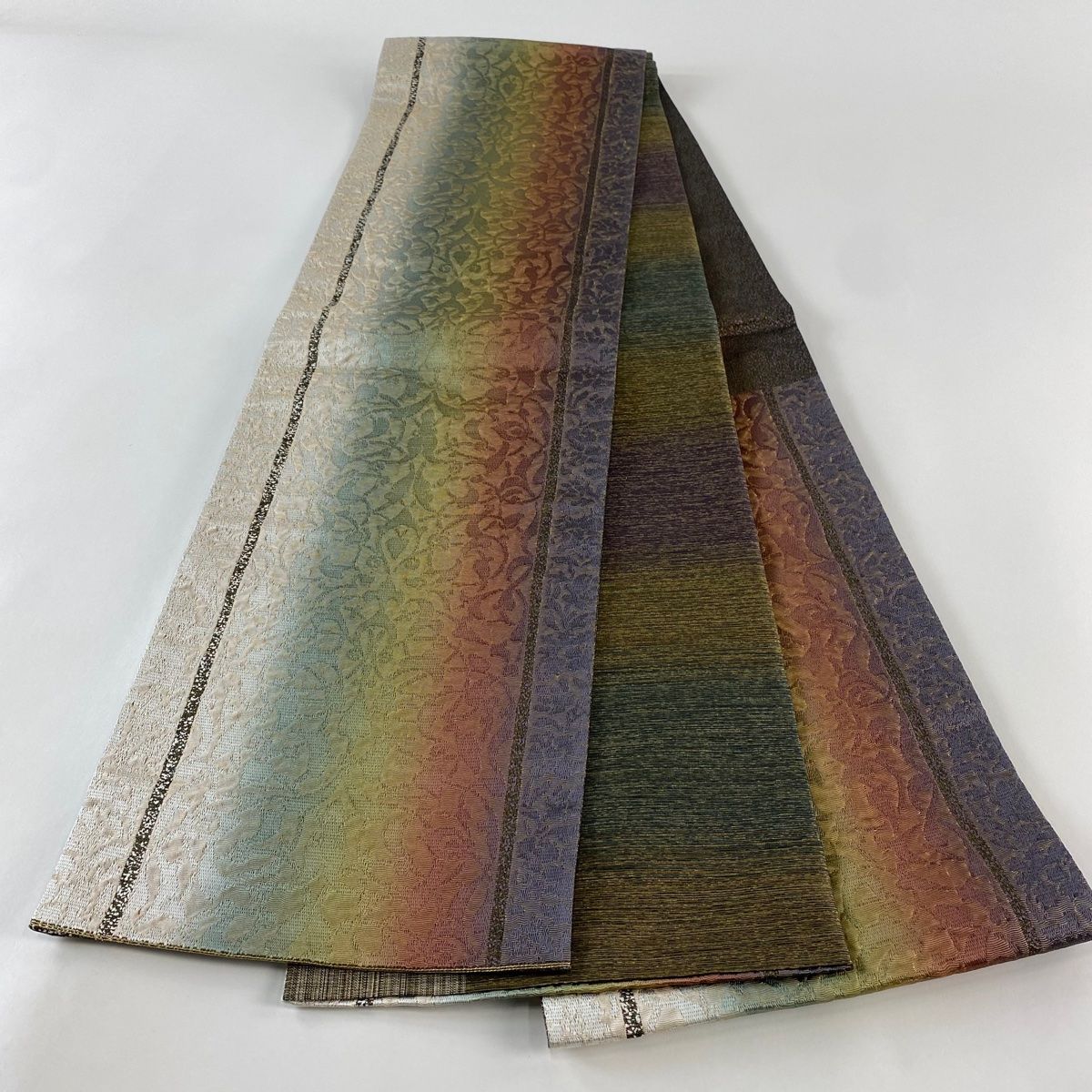 専用帯5047 ●染織作家 草野一騎 高級 正絹 六通 袋帯 専用帯1459 ○染織作家 草野一騎 高級 正絹 六通 袋帯 紗紬 夏