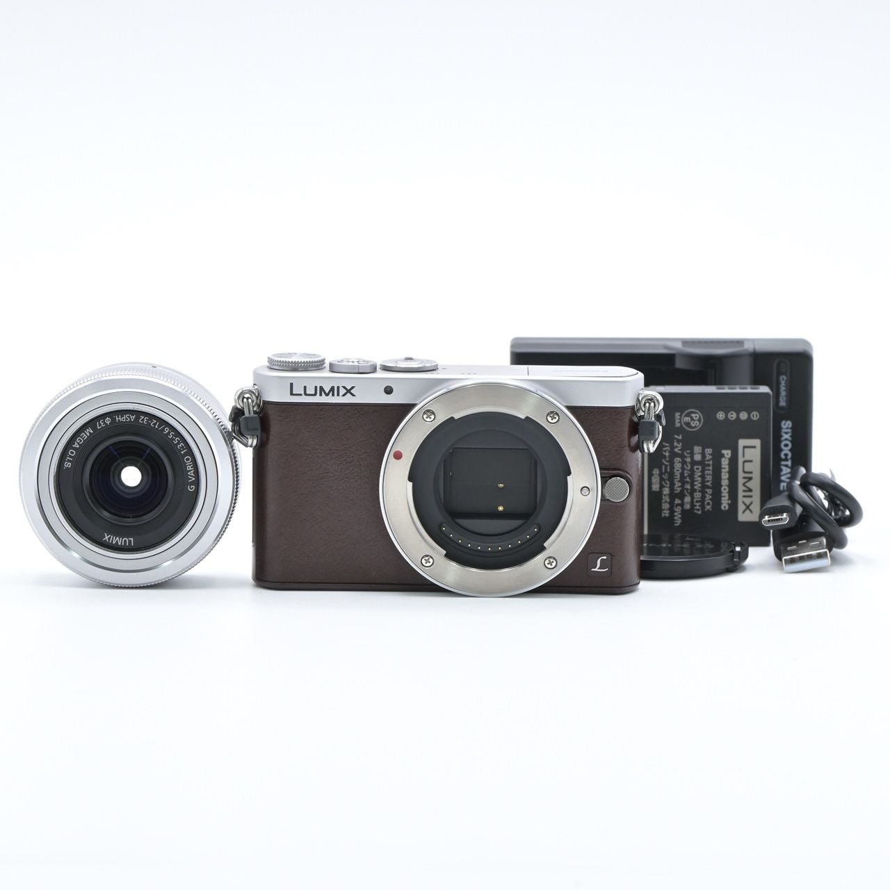 Panasonic パナソニック DMC-GM1S レンズキット ブラウン ミラーレス  