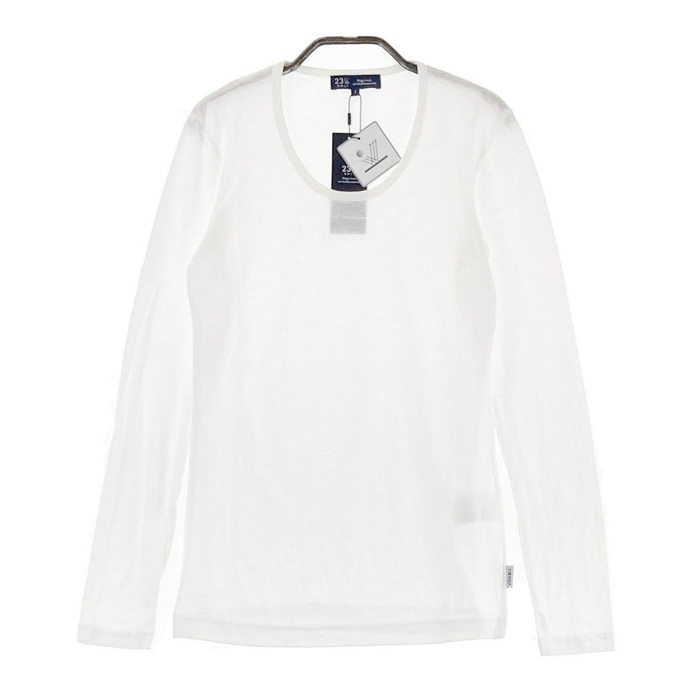サイズ：1 23区GOLF ニジュウサンクゴルフ  インナー Tシャツ  ホワイト系 [240101445146] ゴルフウェア レディース ストスト サイズ：1 23区GOLF ニジュウサンクゴルフ インナー Tシャツ