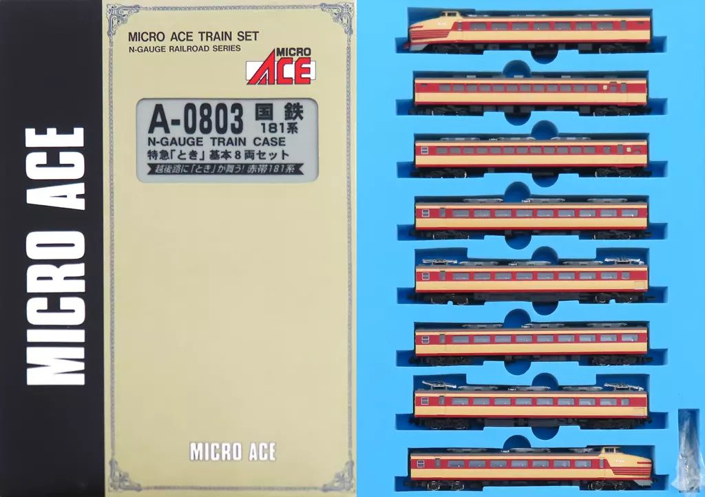 中古】鉄道模型 1/150 国鉄181系 特急とき 基本8両セット [A0803