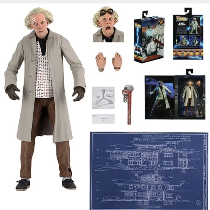 バックトゥザフューチャー　フィギュア 963ビフ・タネン NECA バックトゥザフューチャー 7inch アクションフィギュア