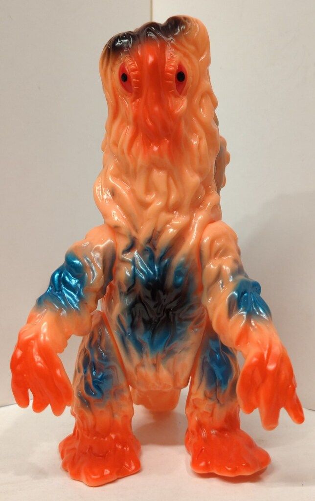 ブルマァク ブルマァクの怪獣シリーズ ゴジラ対ヘドラ ヘドラ オレンジ