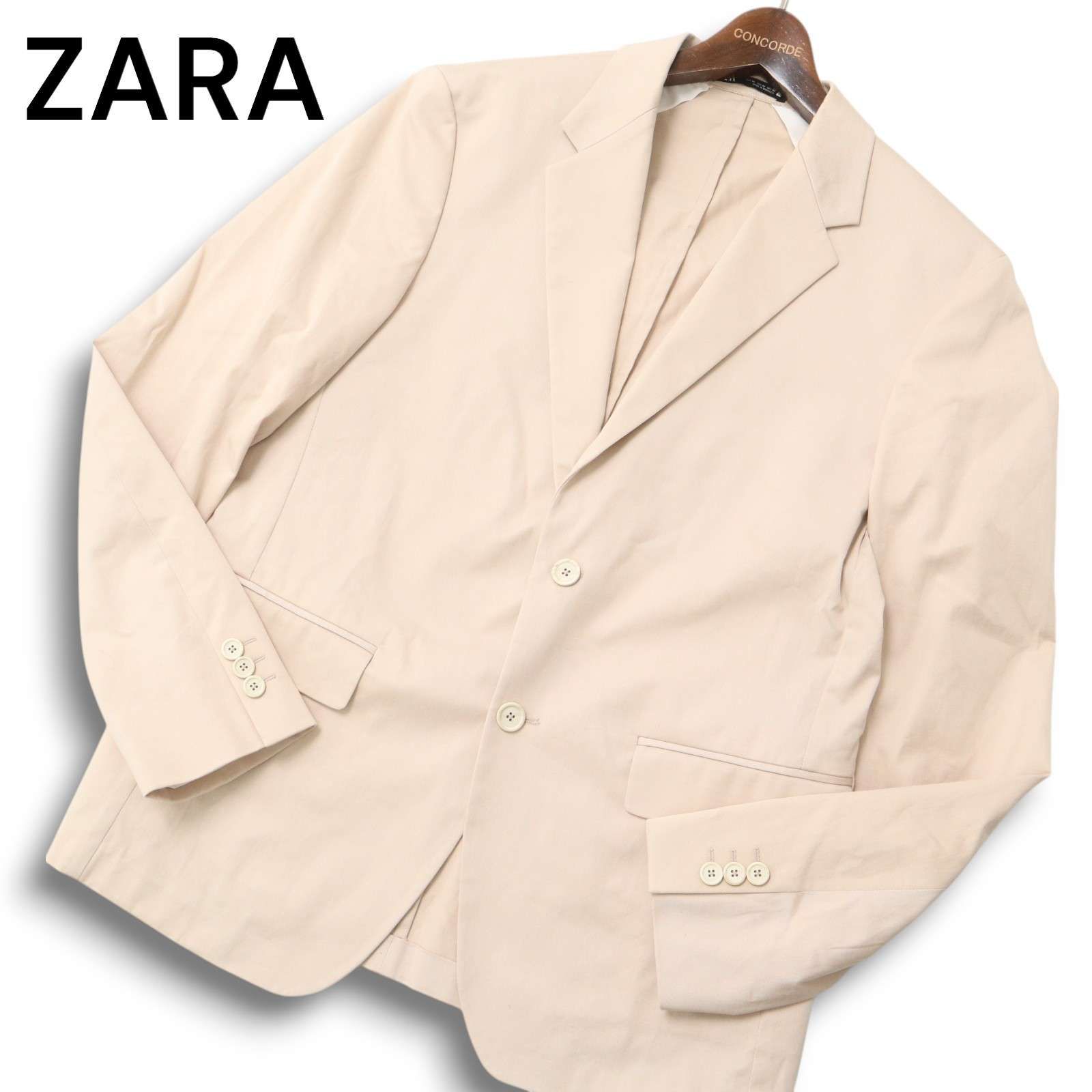 ZARA ザラ　テーラード　ジャケット　M ZARA - ZARA ザラ ダブルブレスト テーラードジャケット スーツ