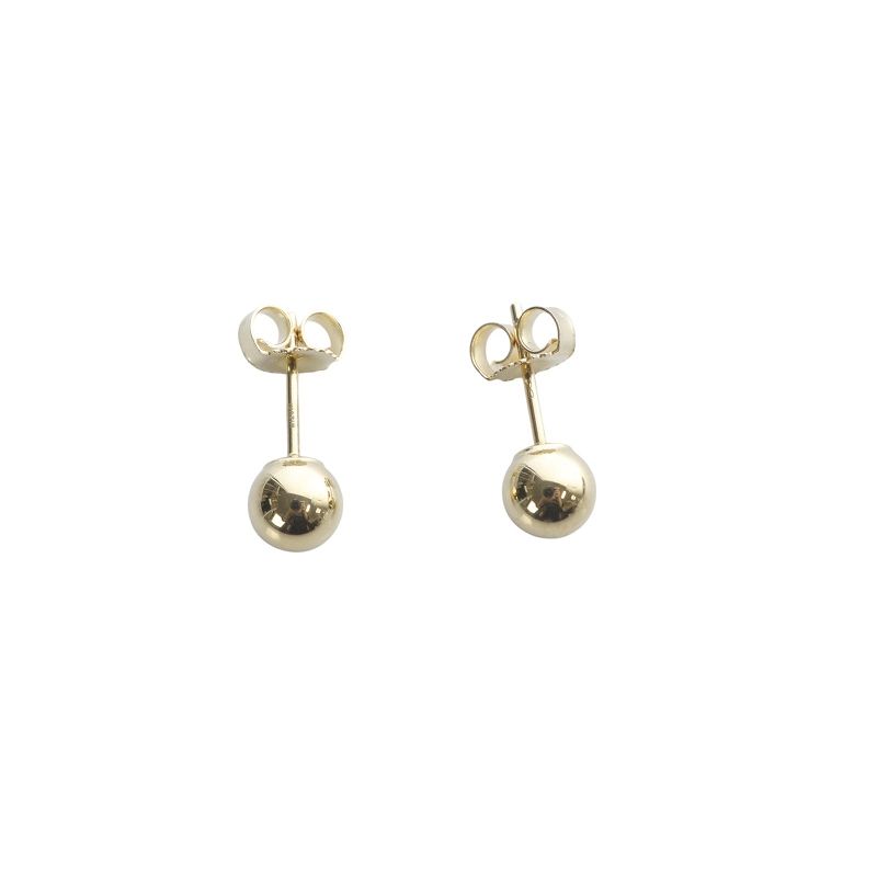 MIZUKI ゴールド ボール型ピアス ミズキ MIZUKI 14K ボールピアス ゴールド色 - メルカリ