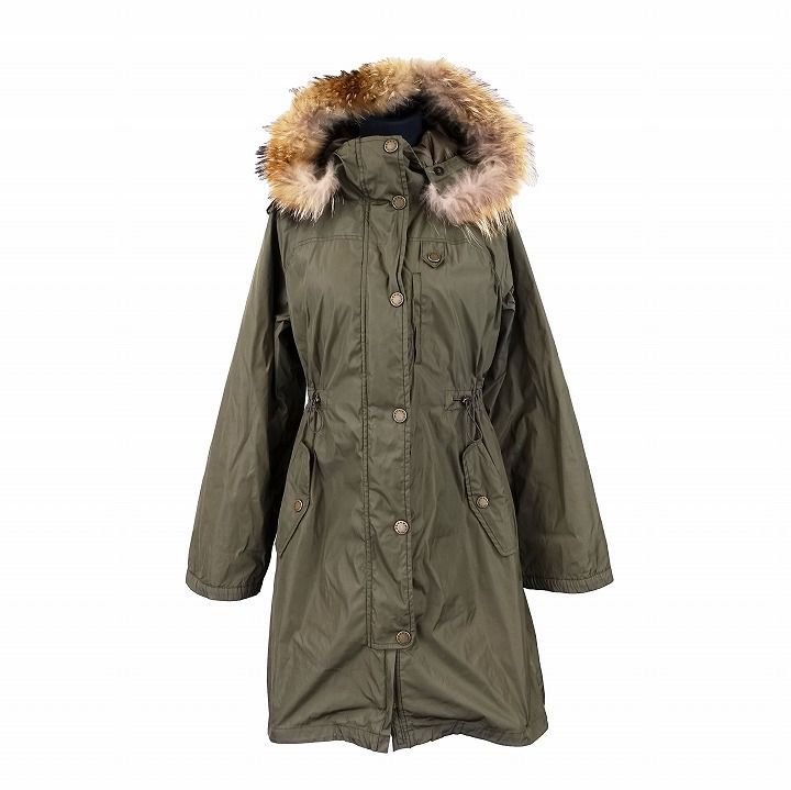 購入公式店 MaxMara WEEKEND ダウンジャケット オリーブ モッズ コート 
