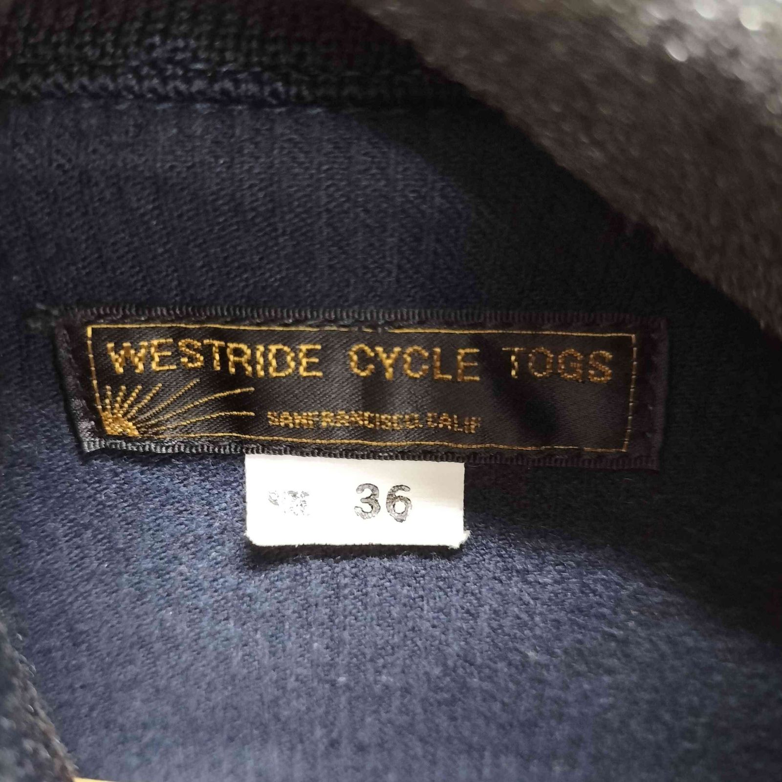 WESTRIDE CYCLE TOGS ウエストライドコーデュロイ ジャケット ウエストライド WESTRIDE CYCLE TOGS 背面刺繍 コーデュロイ