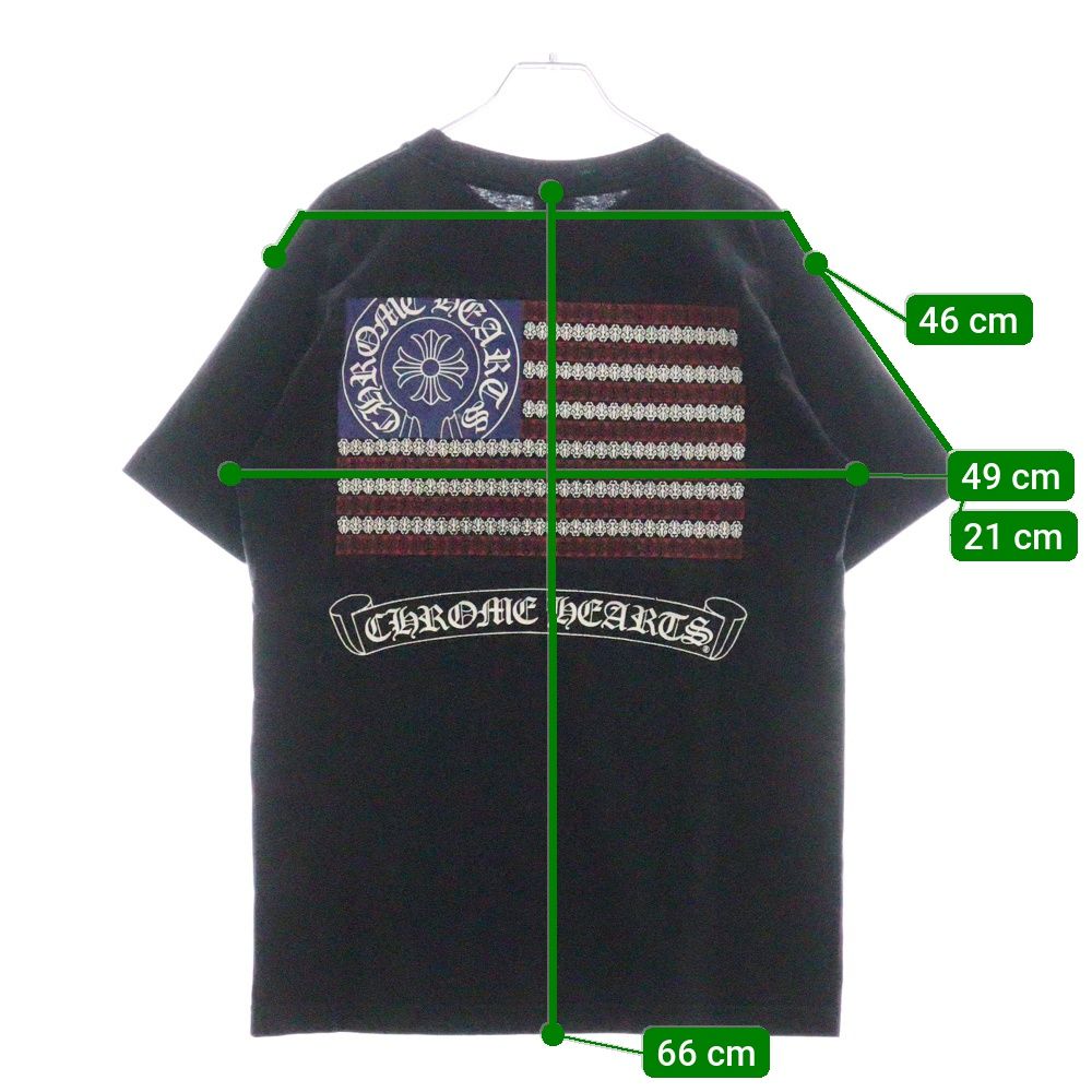 CHROME HEARTS クロムハーツ アメリカンフラッグ 星条旗 Tシャツ  