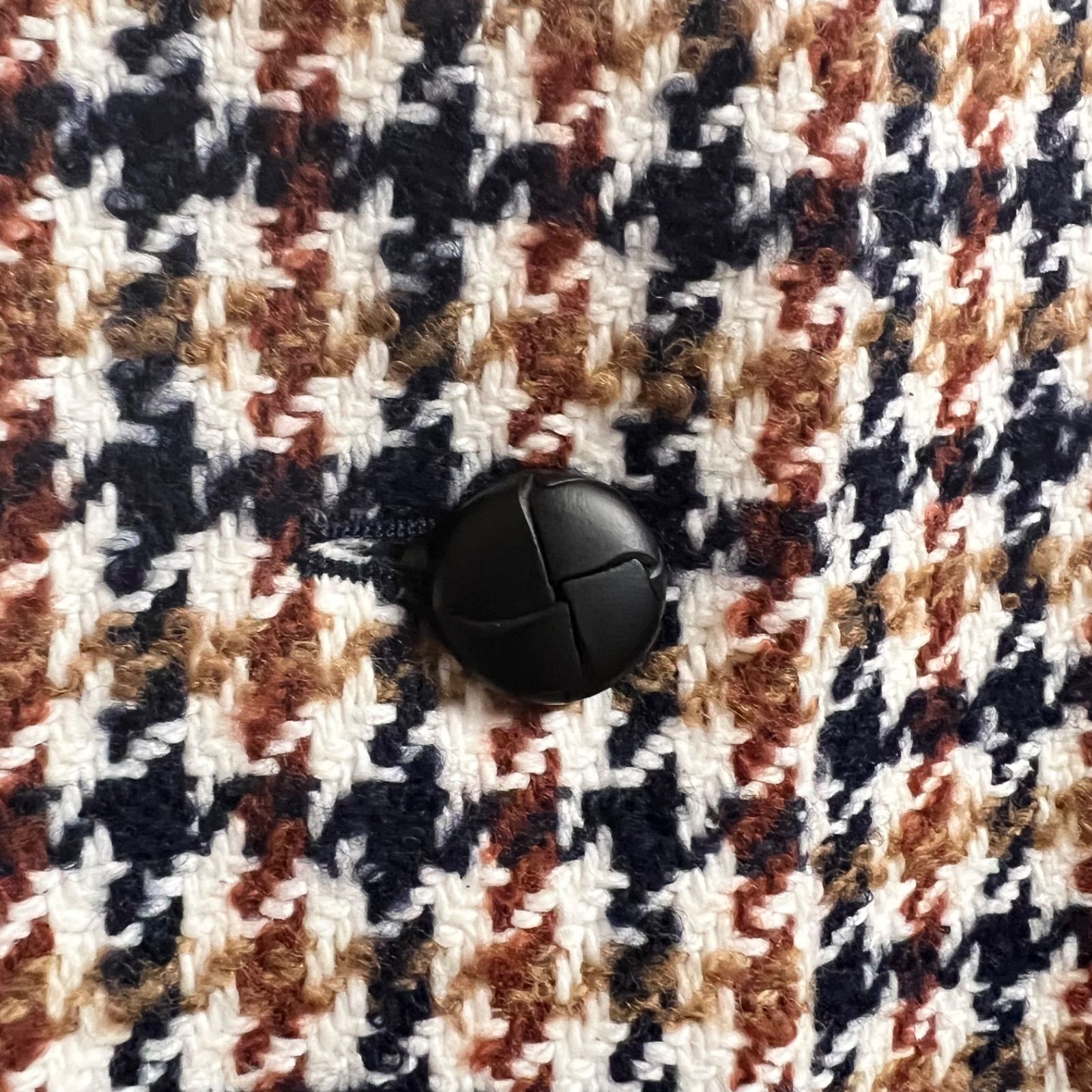 美品✨23区 ループヤーン チェック ツイード ロングコート　大きいサイズ48 23区 【カタログ掲載】ループヤーン チェック ツイード ロングコート