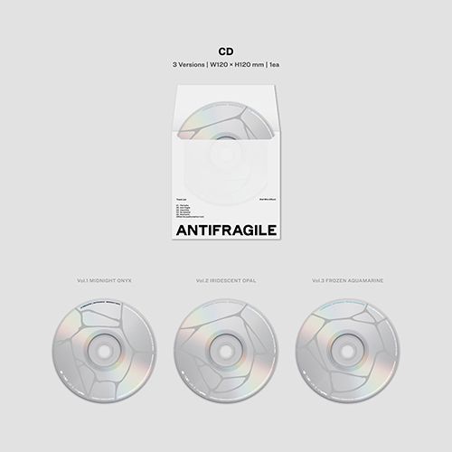 LE SSERAFIM ANTIFRAGILE Vol.2MIDNIGHT ONYX 未開封 CD アルバム