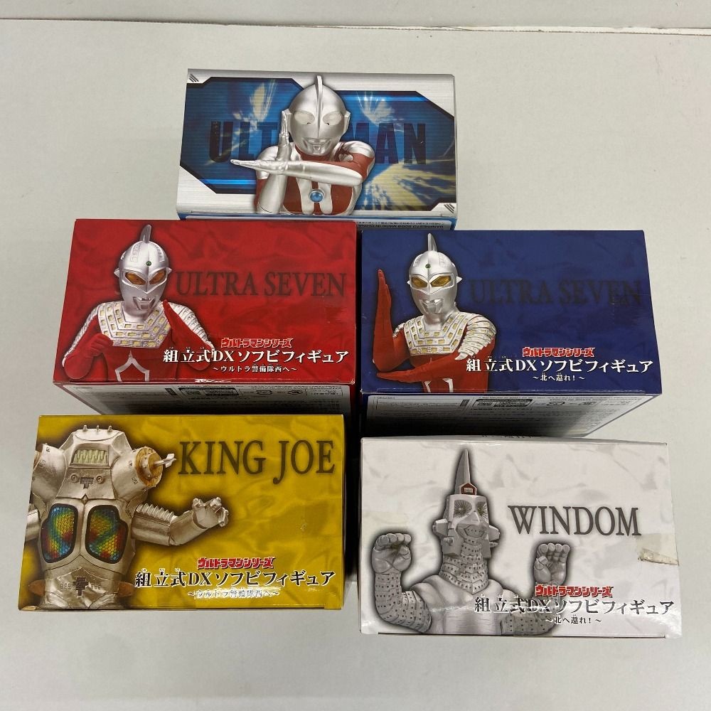 03w19145 ウルトラマンシリーズ 組立式DXソフビフィギュア 5点