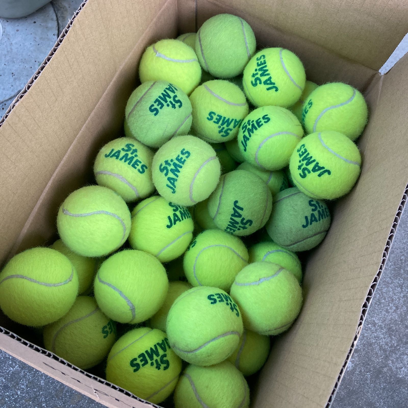 硬式テニスボール　ST JAMES ダンロップ セントジェームスプレミアム DUNLOP St.JAMES