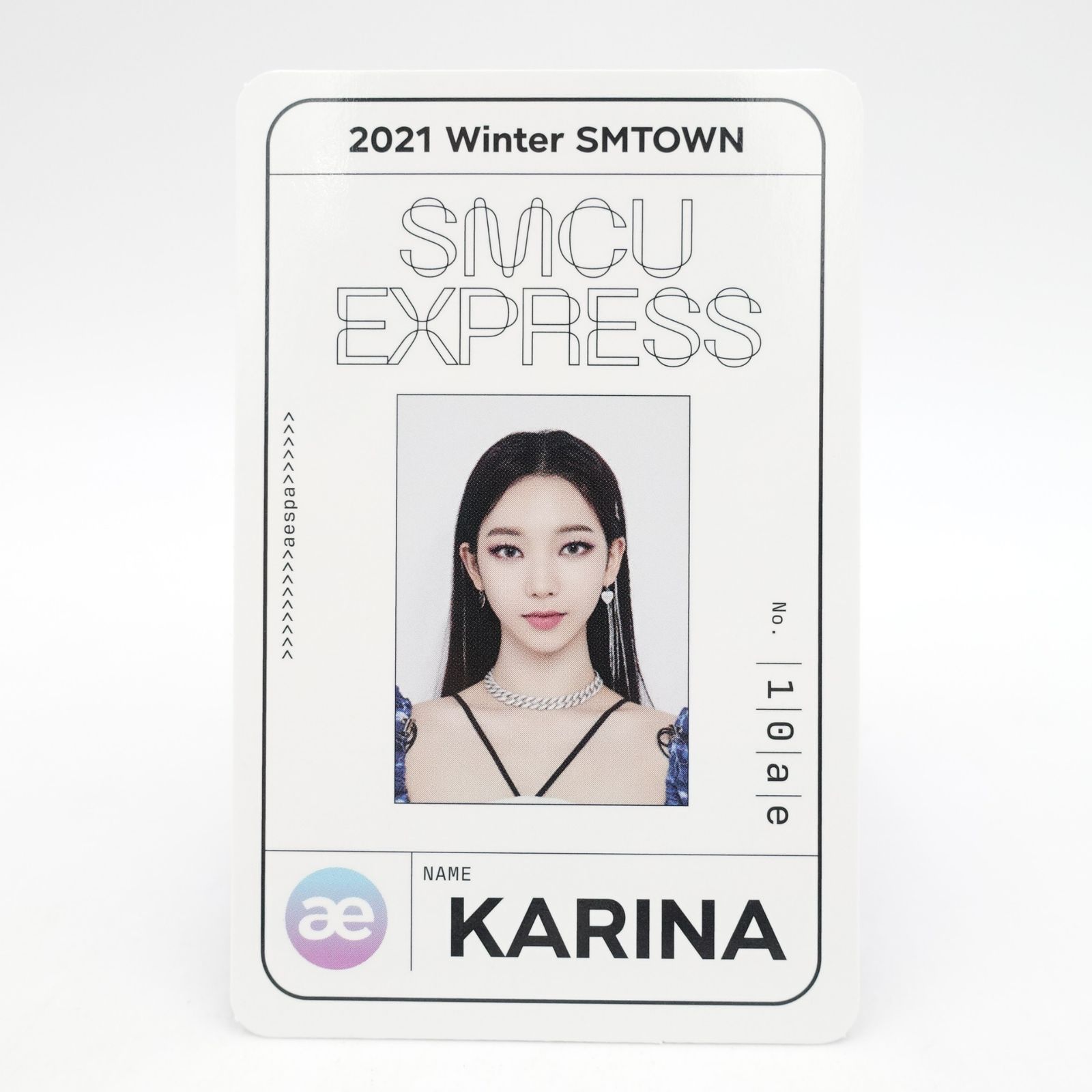 aespa カリナ 2021 winter SMTOWN SMCU EXPRESS トレカ フォト カード